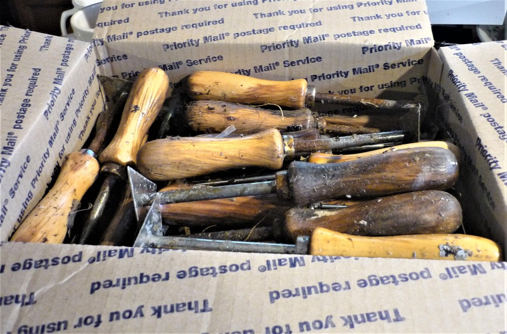 10 Items-Hide Fleshing Scraper-Triangle-Tool-Multi-Purpose-MUST SEE- LOT