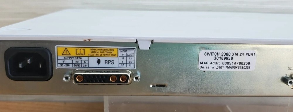 SuperStack 3 Baseline 3Com 3C16411 Hardware 10/100 Hub Dual Speed Hub 24-Port
