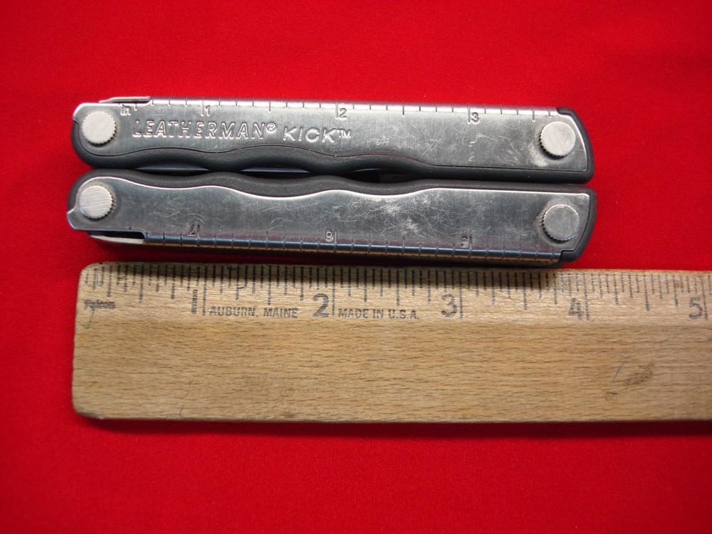 LEATHERMAN KICK MULTI-TOOL - GENUINE WITH 5 TOOLS - PREOWNED BUT VERY NICE COND.