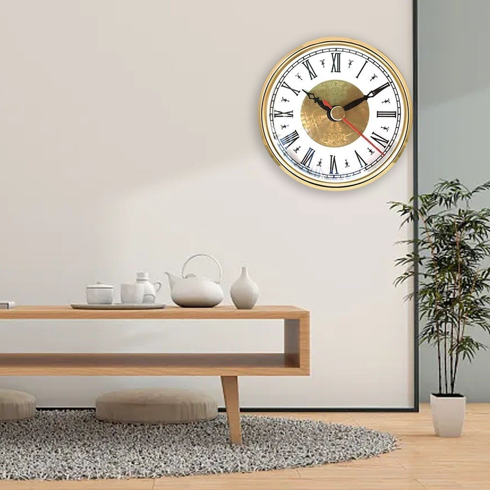 DIY Clock Movement Battery Powered Easy To Read Plastic Bezel DIY Clock Projects