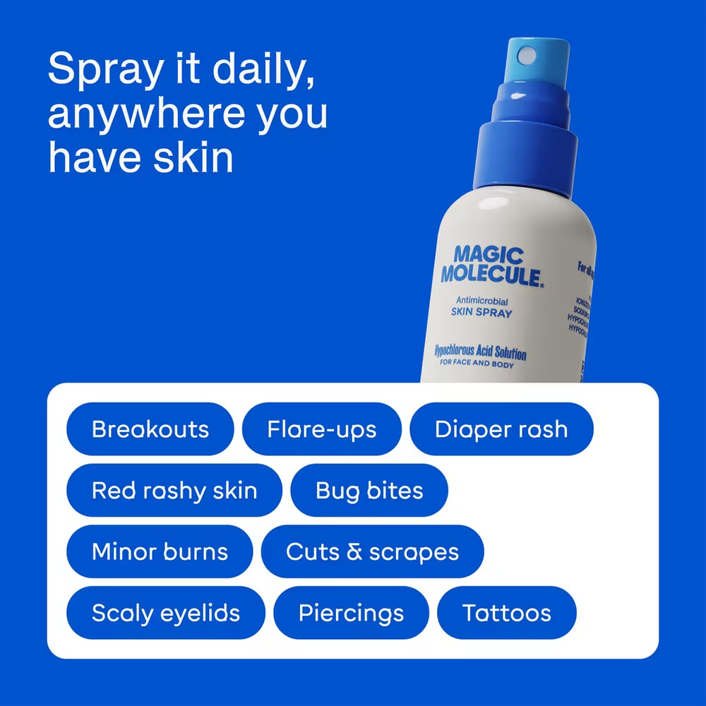 NEW Magic Molecule The Solution Antimicrobial Skin Cleanser 8oz Full Size SEALED