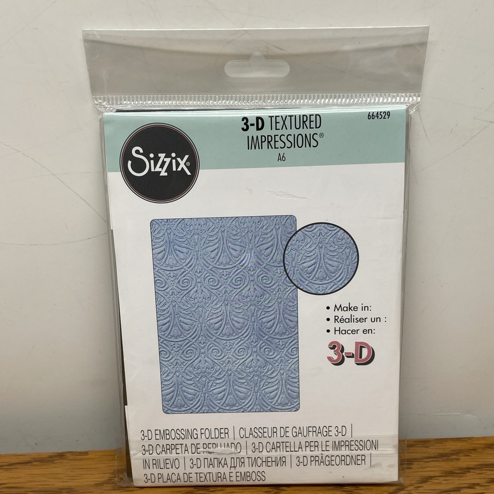 Sizzix Lot Of 13 Embossing Folders, Stamps, Dies Framelits, Thinlits, 3-D