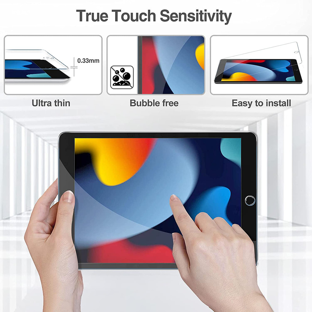 2 Pack Screen Protector for Ipad 9Th 8Th 7Th Generation 10.2 Inch (2021/2020/201