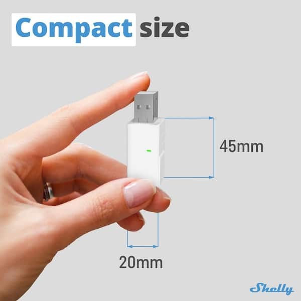 BLU Gateway, Bluetooth to Wi-Fi Gateway USB-A Dongle, Custom Scripting