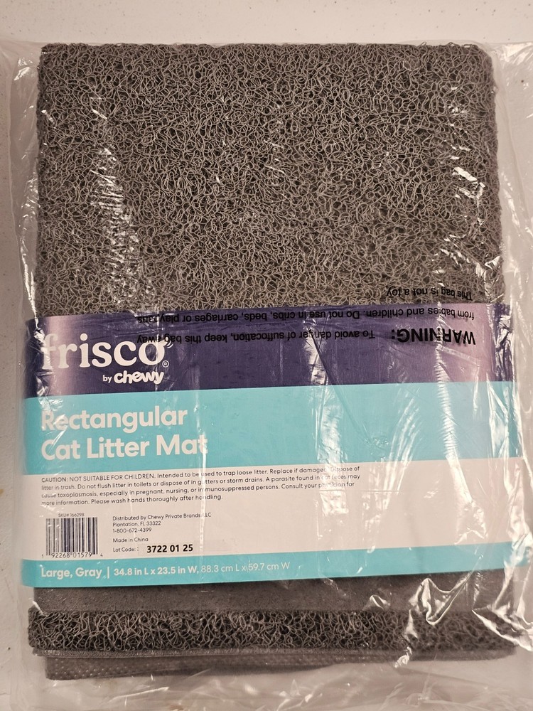Frisco Rectangular Cat Litter Mat- 35x24