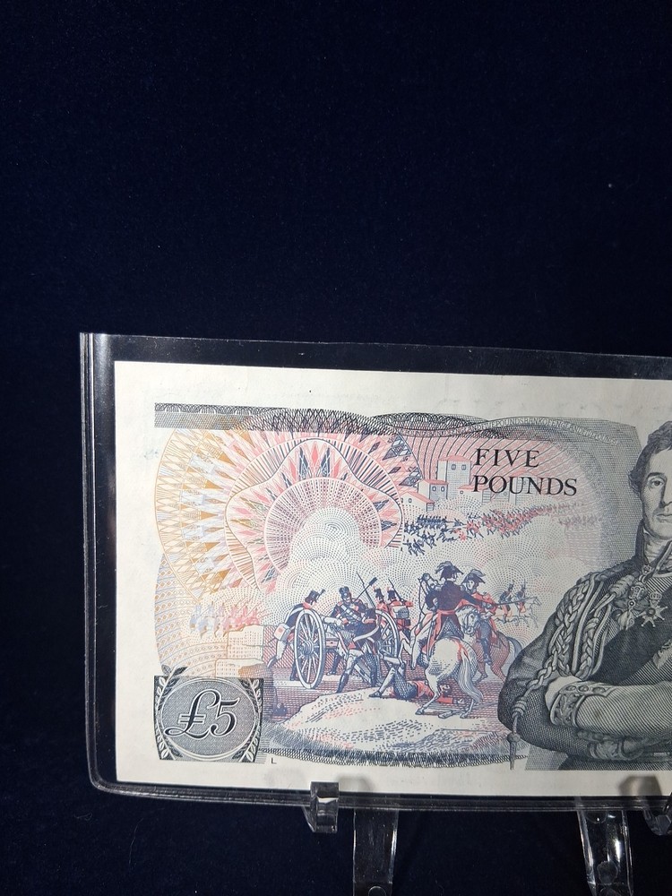 1971 ENGLAND FIVE POUND BANKNOTE V.F