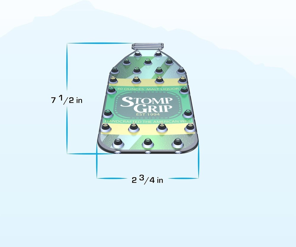 Snowboard Stomp Pad from 40 Oz Vice Collection Includes Premium 3D Design Decal