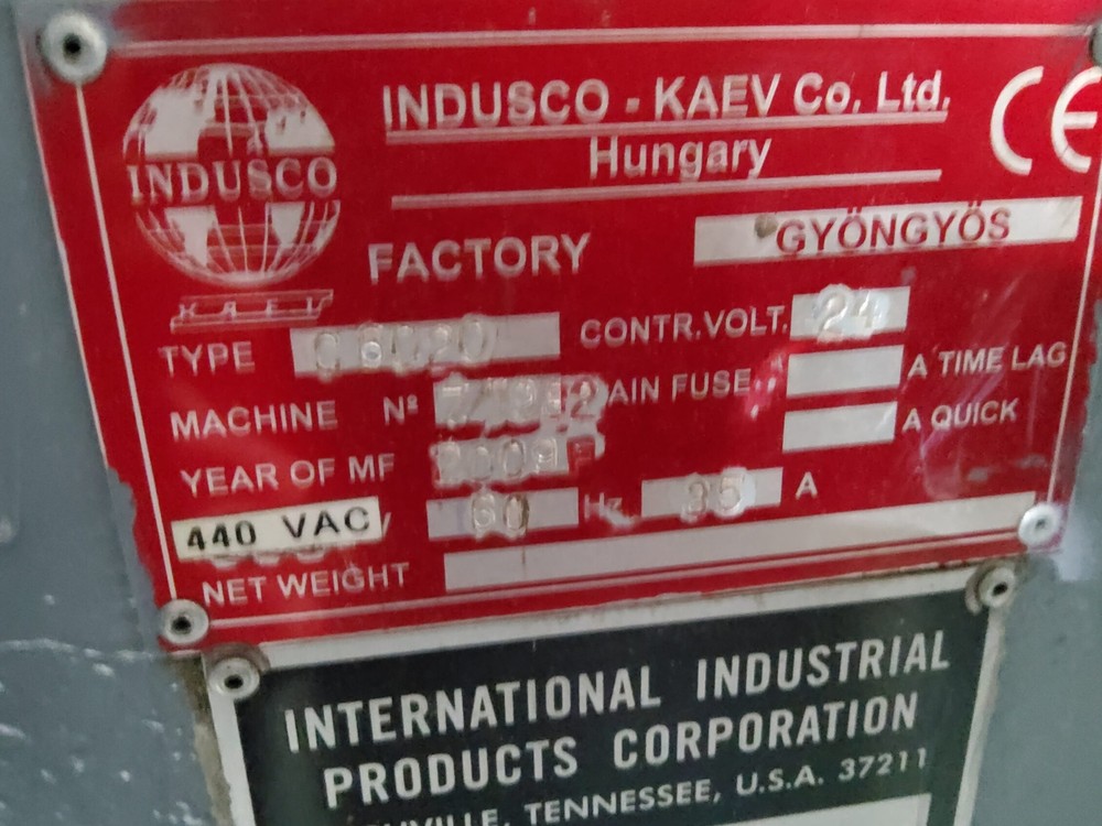 Indusco-Kaev 6020 Die Cutter