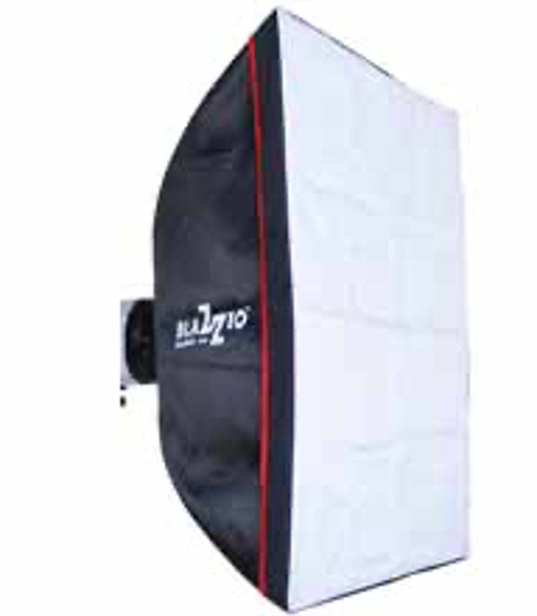 PRL) QUADSOFT BOX 60x60 cm SQUARE DIFFUSER BANK PHOTO STUDIO SOFTBOX SPEAKER