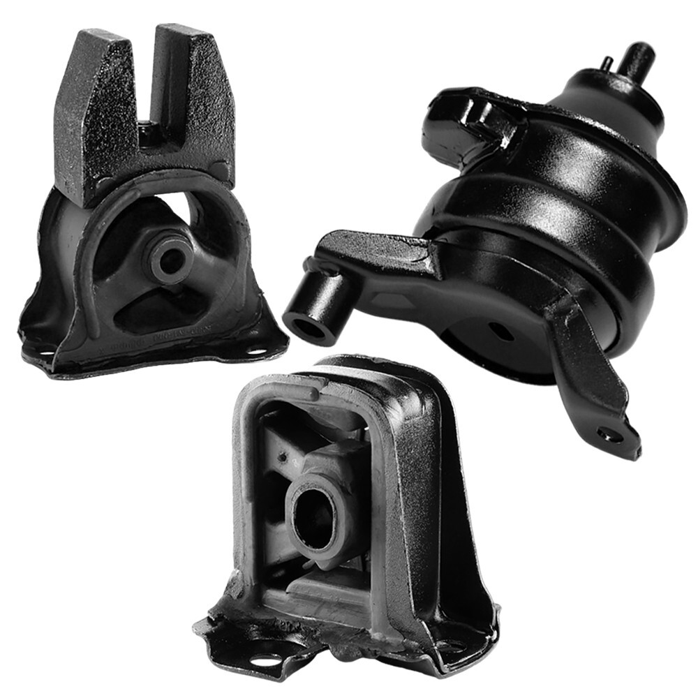 Left, Front & Rear Engine Mounts 3PCS Set Fits Honda Prelude 01-97 2.2L