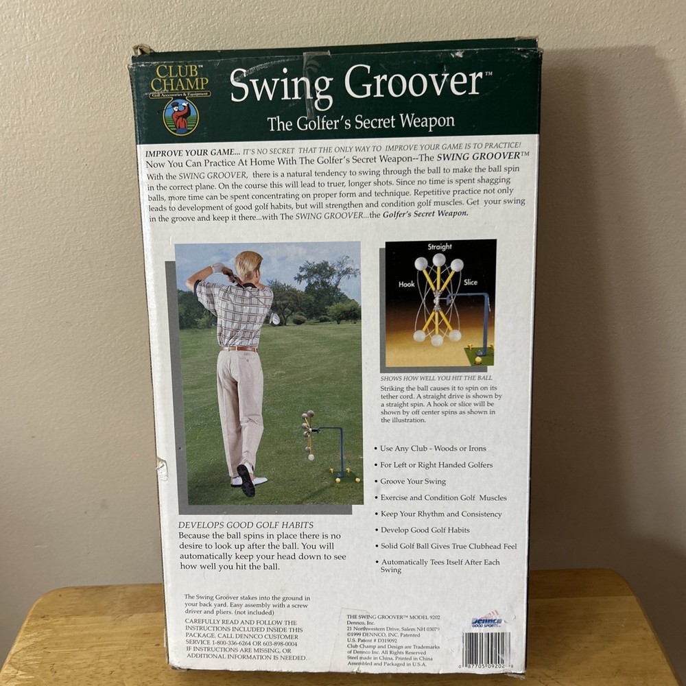 Swing Groover Golf Training Practice System Club Champ NEW