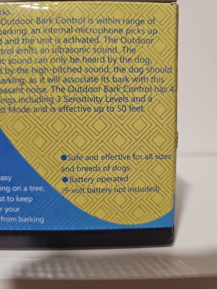 Sonic Bark Control Device Home design . open box and tested