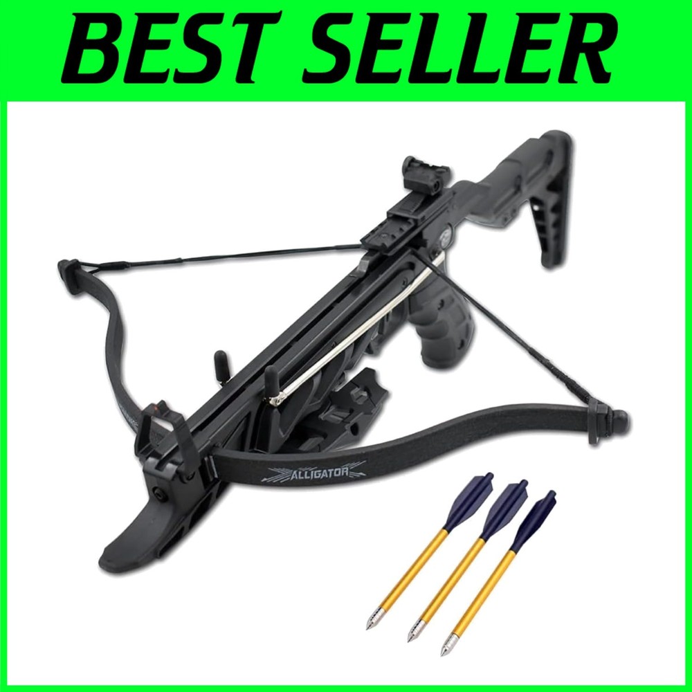 Self-Cocking Pistol Grip Crossbow 80 lbs