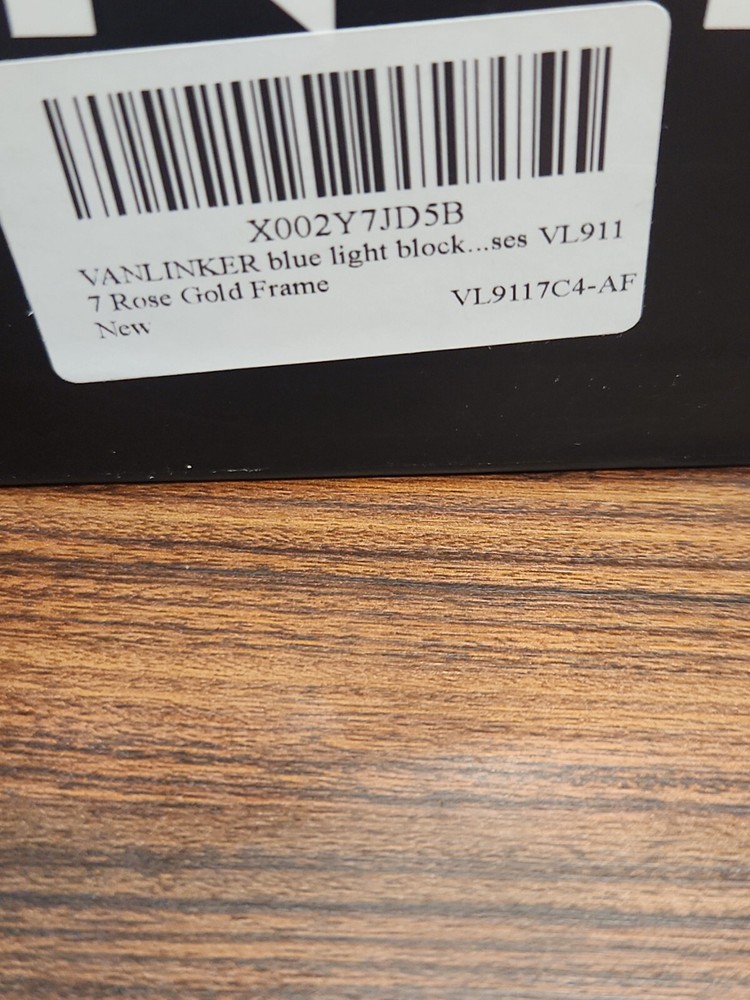 Vanlinker Blue Light Blocking Rose Gold Frame