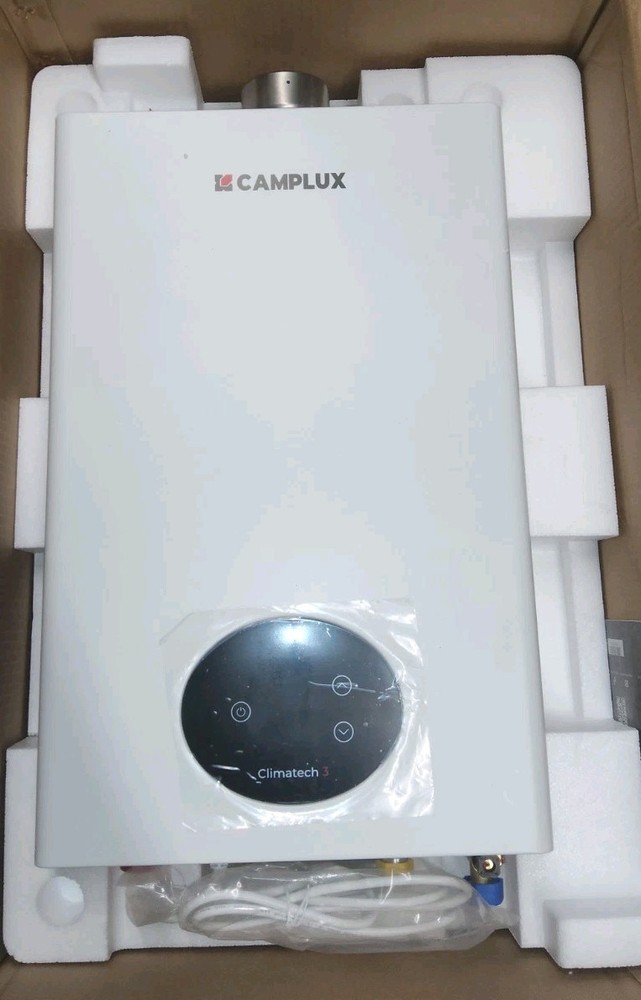 CAMPLUXClimatech 3 2.64 GPM68,000BTUIndoor PropaneTankless Water Heater Cx264wlp