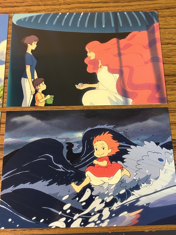 Studio Ghibli Ponyo Postcards X 6
