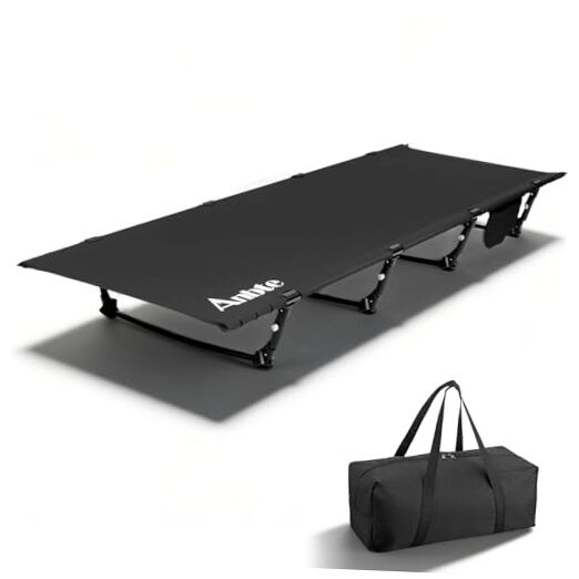 Ultralight Folding Camping Cot, Comfortable Portable Camping Cot Supports 275
