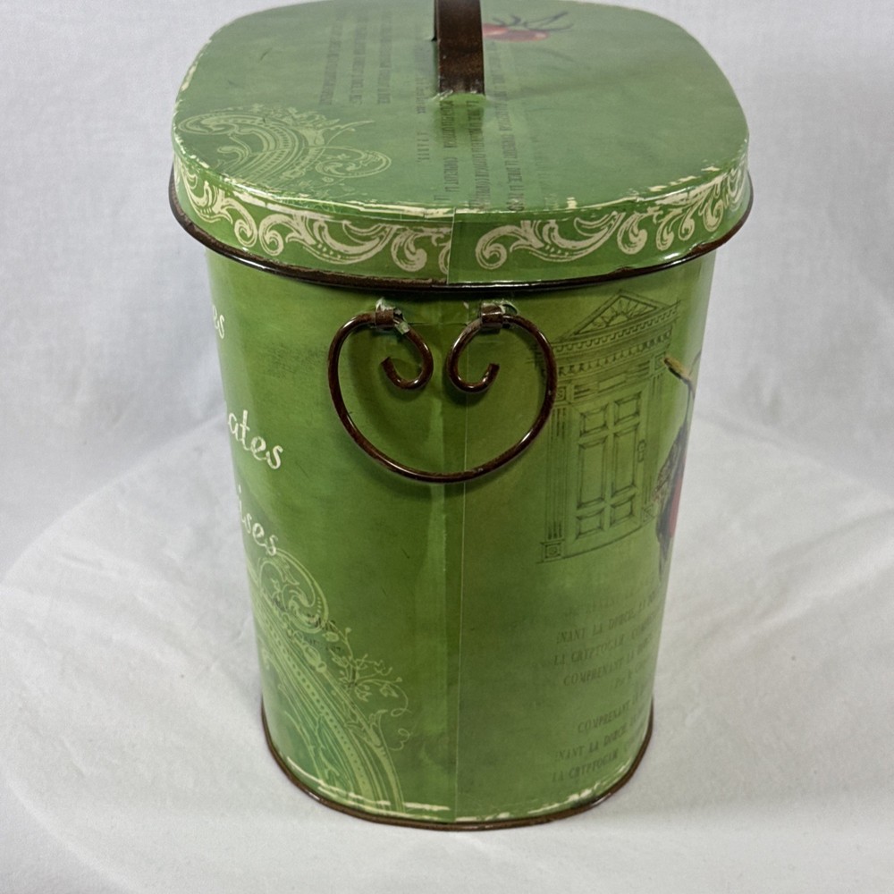 Oval Shaped Vegetable Nesting Tins Lot Of (3)