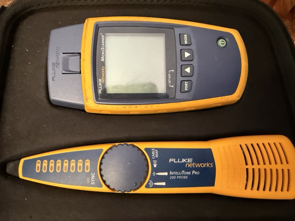 FLUKE NETWORKS MS2-KIT MICROSCANNER 2 & INTELLITONE PRO200 CABLE TESTER