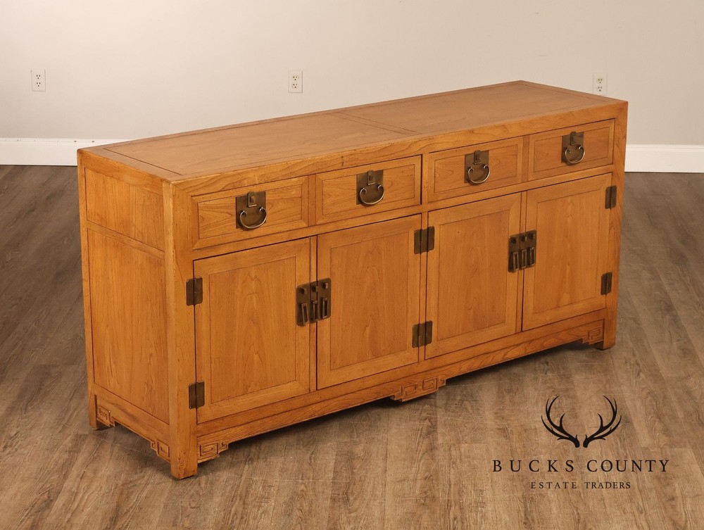 Baker Asian Style Hardwood Buffet Sideboard