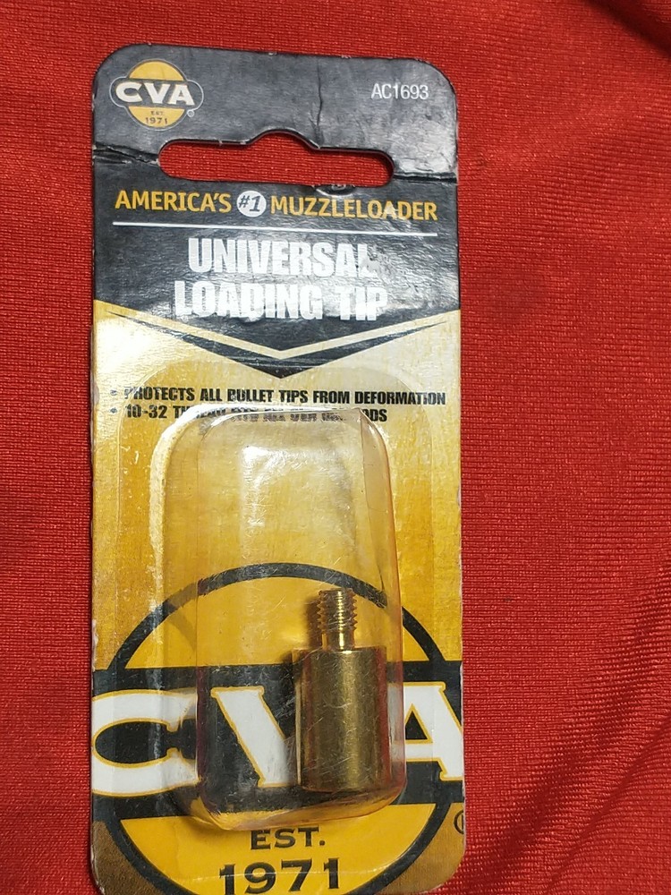 CVA UNIVERSAL LOADING TIP 10X32 #AC1693 BLACK POWDER MUZZLELOADER NOS SABOT