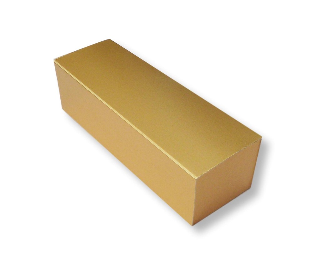 1 SMALL GOLD MACAROON  BOXES, CAKE BOXES, CAKES, BISCUITS ETC