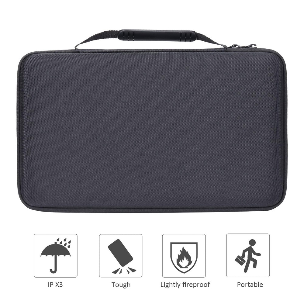 co2CREA Hard Case Replacement for Akai Professional Black + Inner Grey