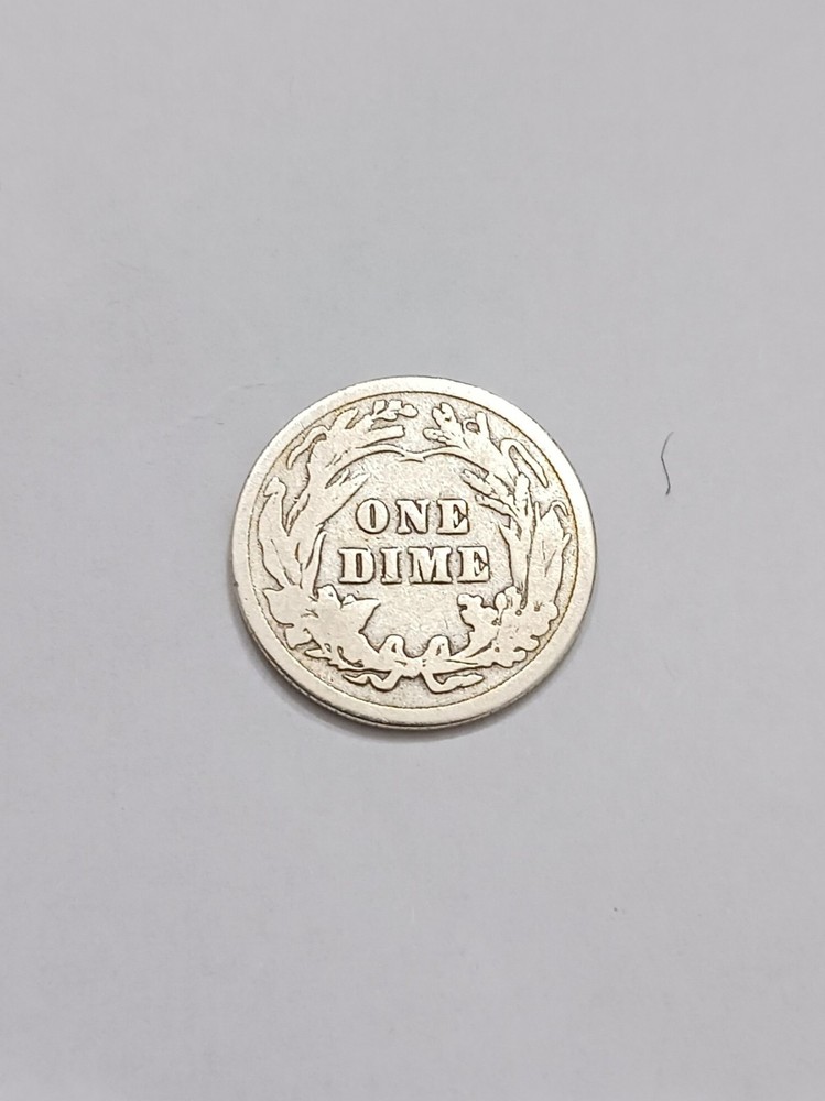 Barber Silver Dimes 1913 1914 Coins