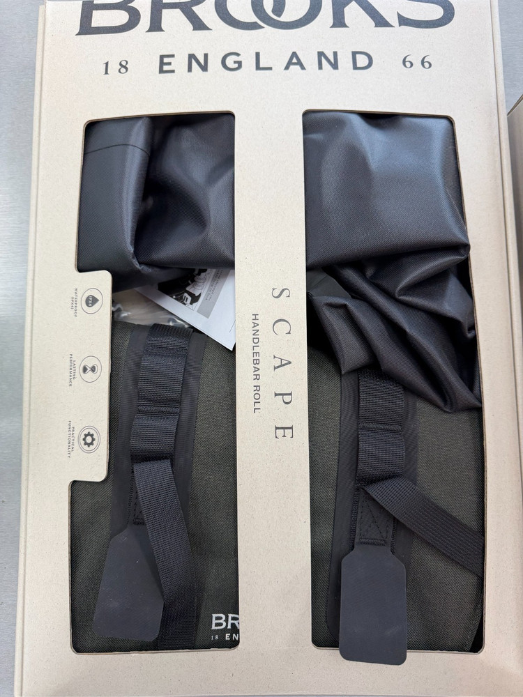 Brooks England Scape Handlebar Roll Regular Mud Green