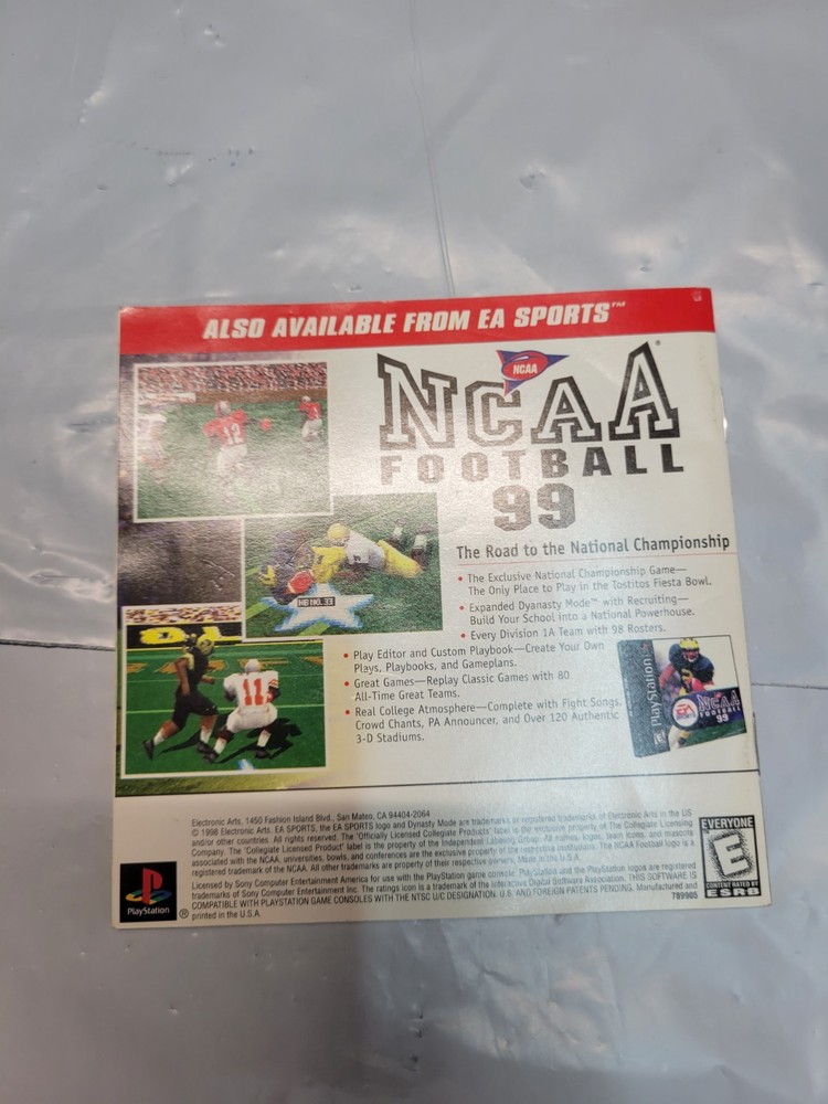 NASCAR 99 PS1 Manual Only