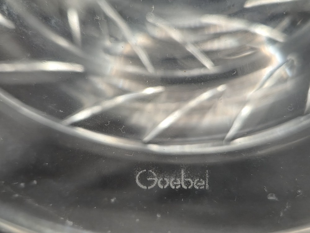 Goebel Crystal Laurel Pattern Ship's Decanter