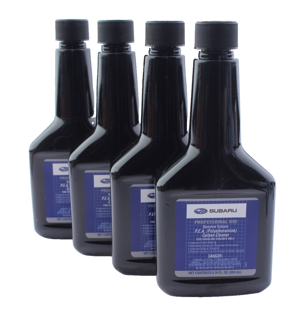 4-PACK / SUBARU P.E.A. (Polyetheramine) Carbon Cleaner - 6.76 Fl Oz