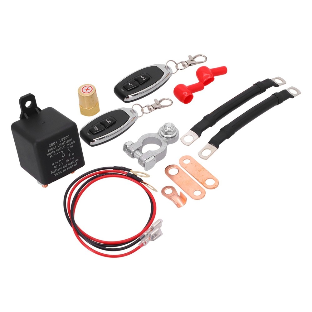 Able to Handle High Current 12V Remote Control Battery Disconnect Switch