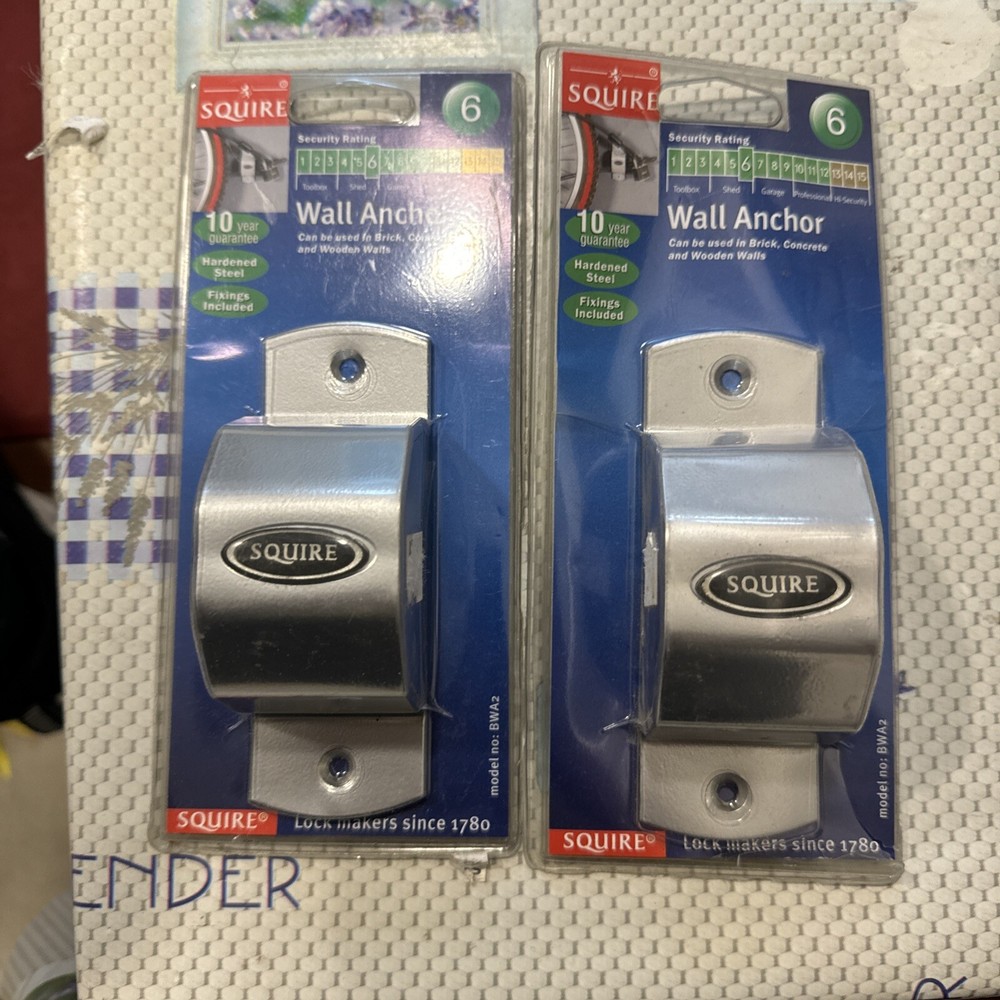 SQUIRE BWA2  Wall Anchor NEW never use silver