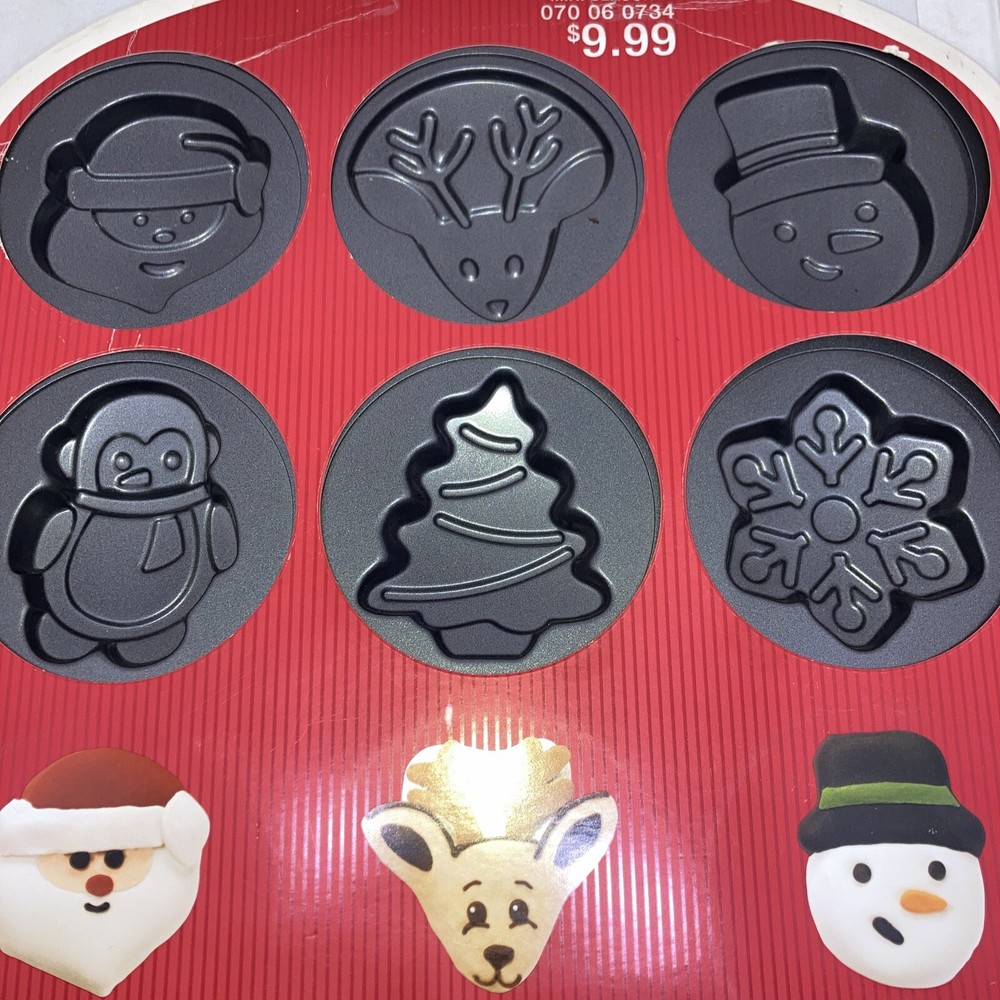 12 Cavity Cookie Pan New