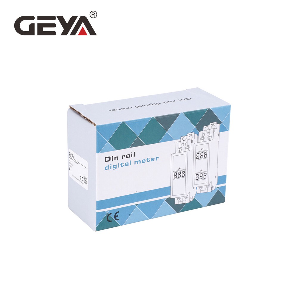 GEYA Current Meter Single Three Phase Modular AC0A-100A LED Display 80V-500V