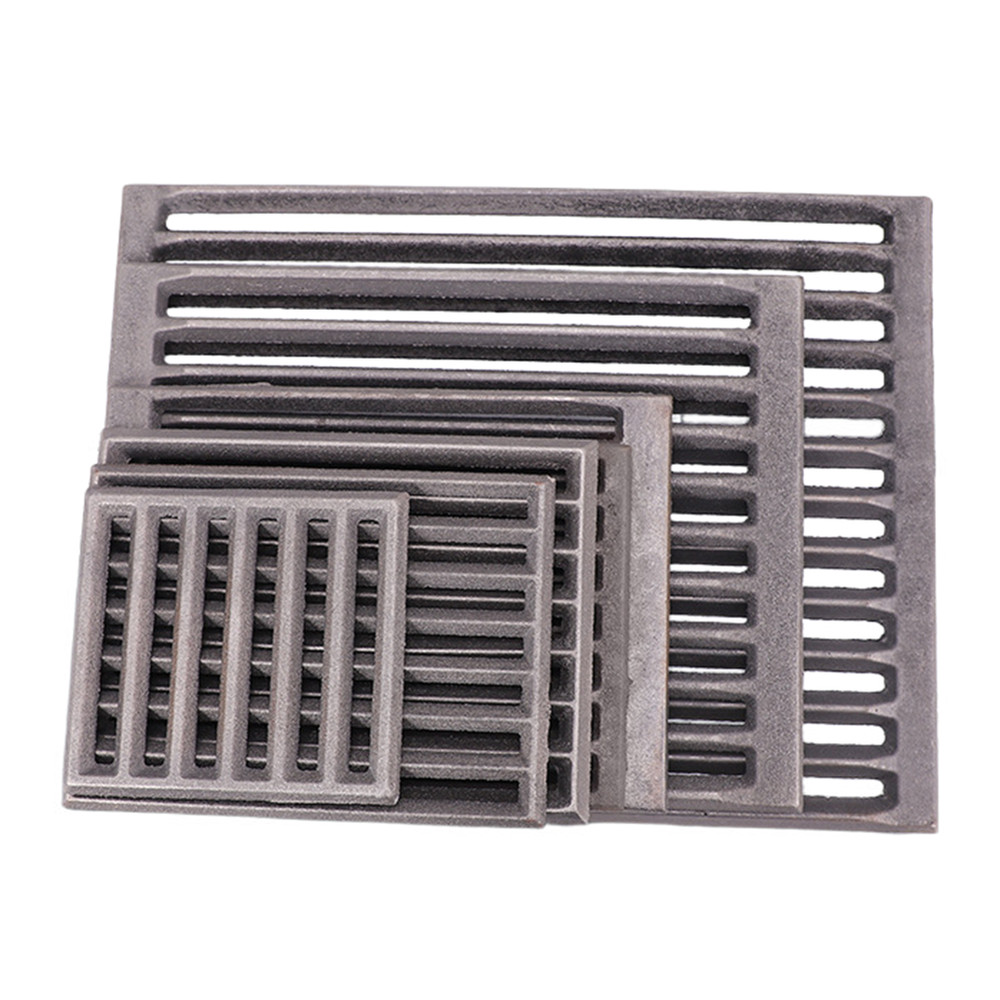 Cast Iron Grate Optimized Air Circulation Even Airflow Efficient Burning