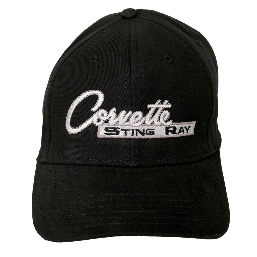 1963-1967 Corvette C2 Sting Ray Hat- Black Adjustable