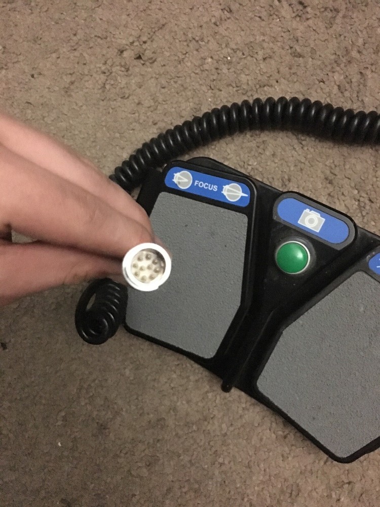 Dual Foot Controller Double Pedal 10 Pin Focus Brightness Shutter left right