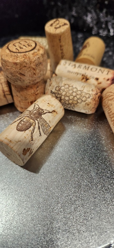 Craft Project 12 Wine Corks Used various types and wineries for Crafts Projects