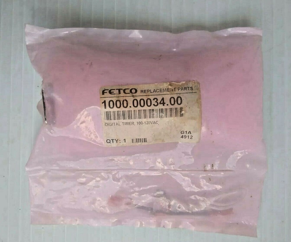 Fetco 1000.00034.00 Digital Timer Kit, 100-120VAC - Sealed Package Has Damage
