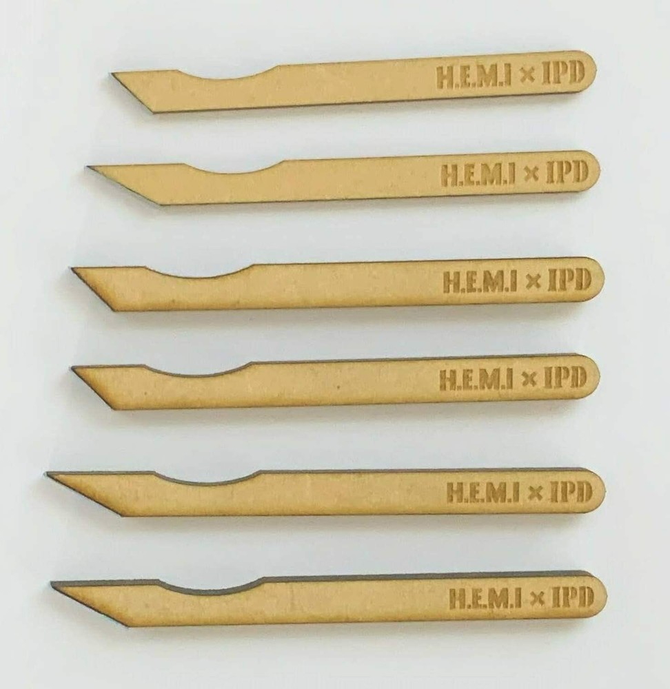 H.E.M.I x IPD Polar File Assorted Hobby Tools (6 PCS.) 0013