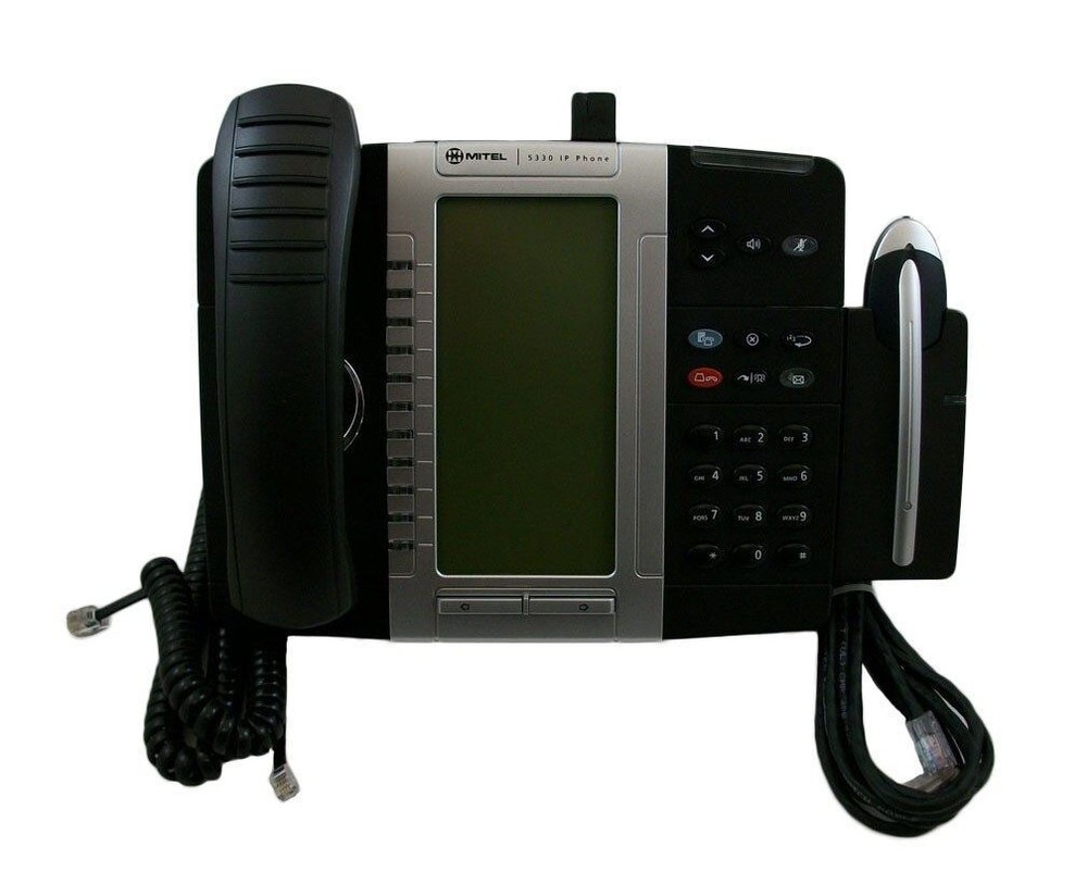 Mitel 5330 IP Phone 50005804 Includes 50005712 Cordless Headset & Module
