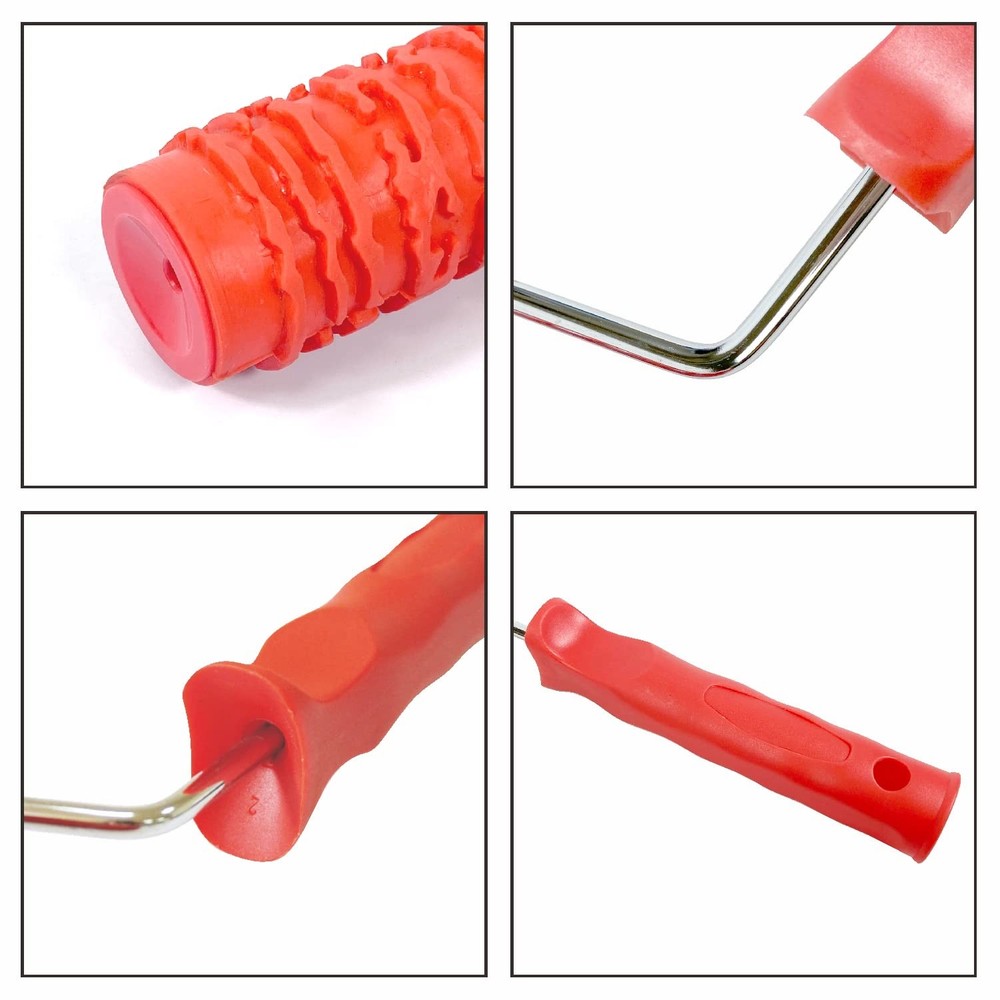 7'' Patterned Paint Roller for Wall Decoration Classic Brick Embossing Textur