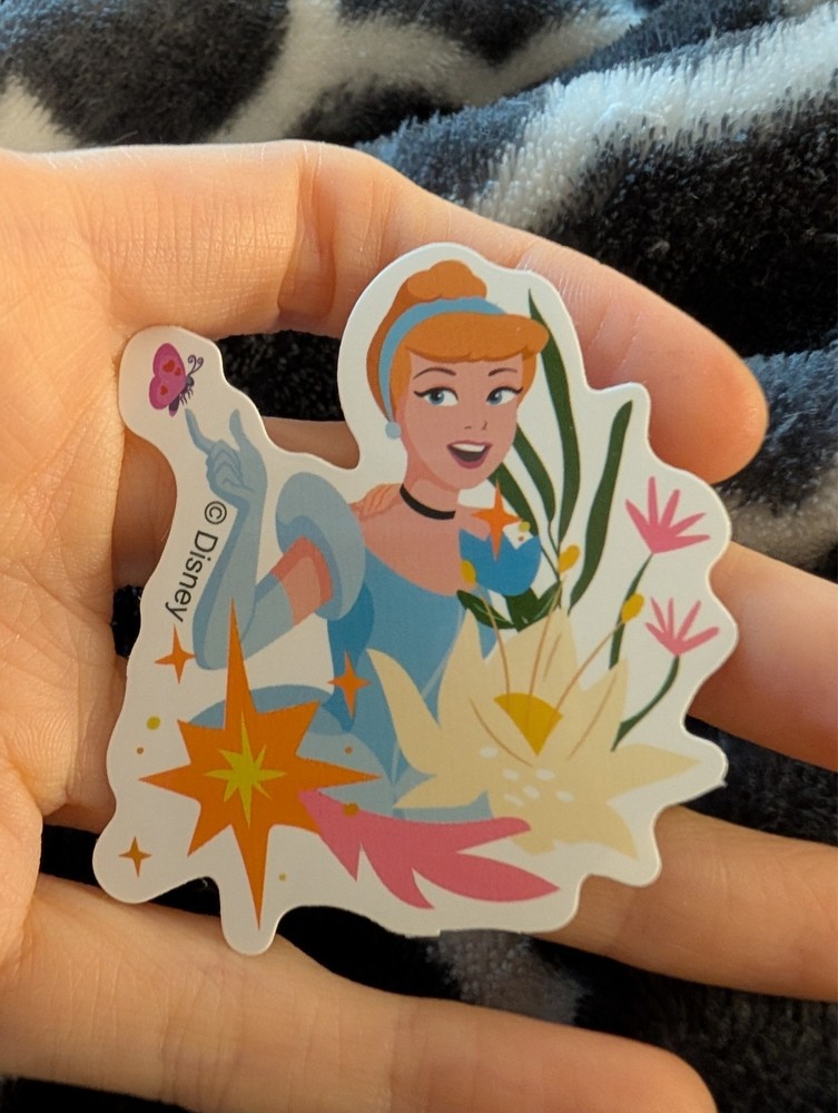 Cinderella, Disney, Princess, Sticker