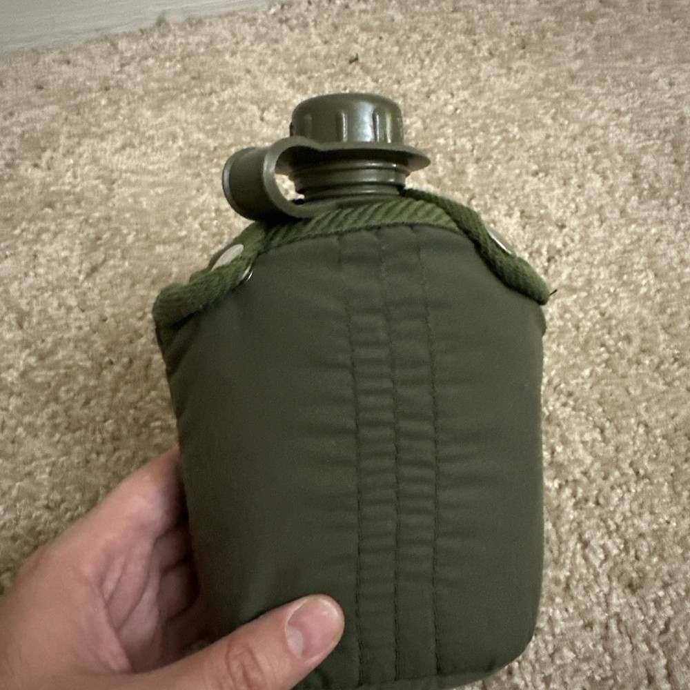 Plastic Canteen Military Green