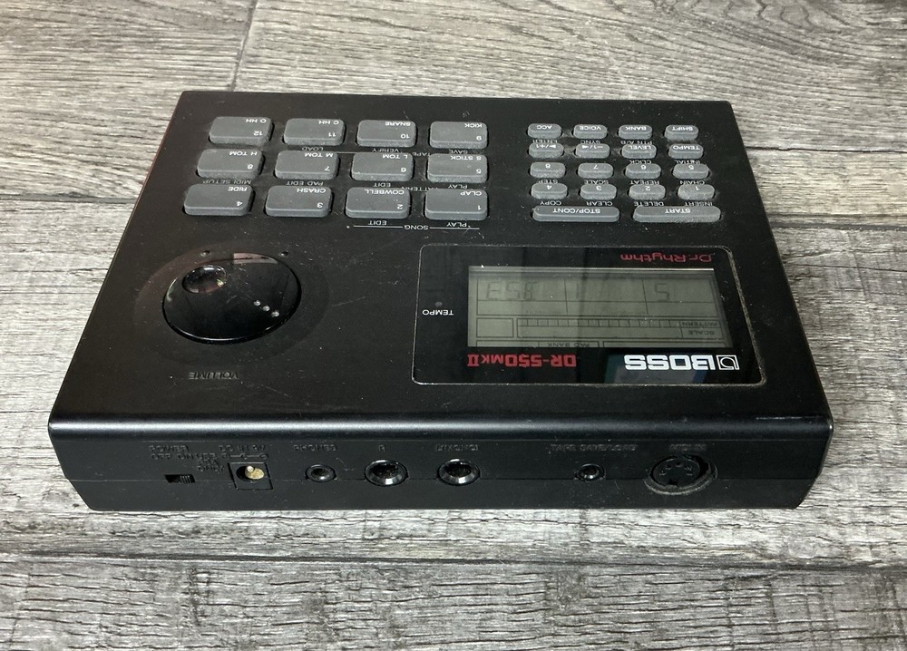 Boss DR-550mkII Dr Rhythm Drum Machine Tested Working