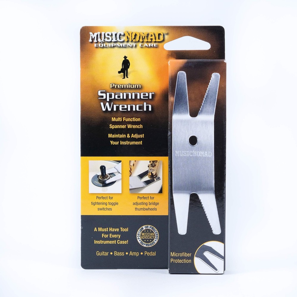 Premium Spanner Wrench with Microfiber Suede Backing (MN224)