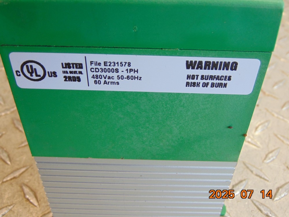 CD AUTOMATION CD3000S 1-PHASE & CD3000M 1-PHASE