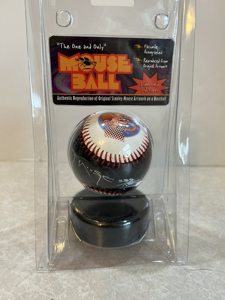 Grateful Dead Mouse Baseball. Limited Edition. Stanley Mouse Artwork.